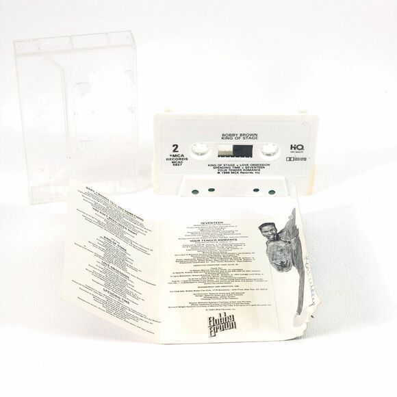 2 Vintage Bobby Brown Cassettes King of Stage‎ & Don't Be Cruel MCAC 42185 - Picture 5 of 11